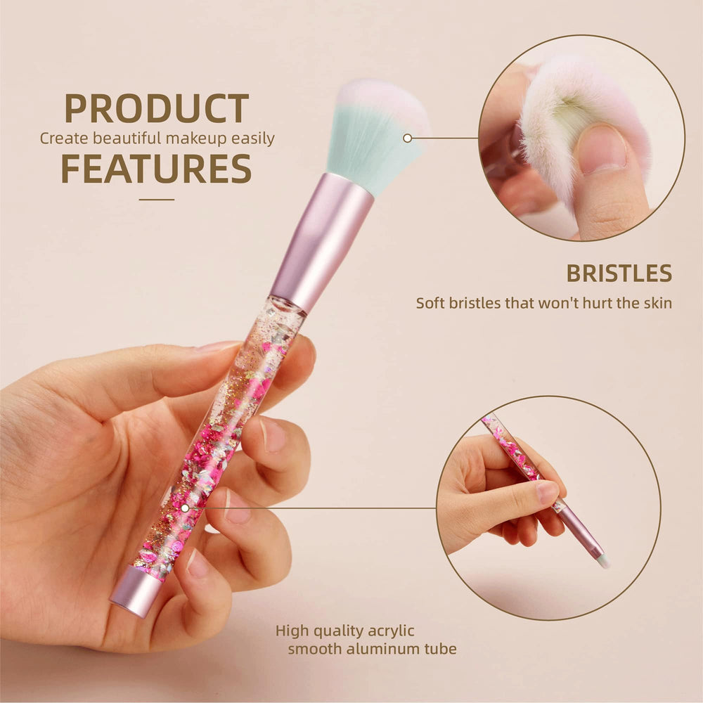 Hawetimher diseño rosa brillante y líquido, colección llamativa para estilos diarios.