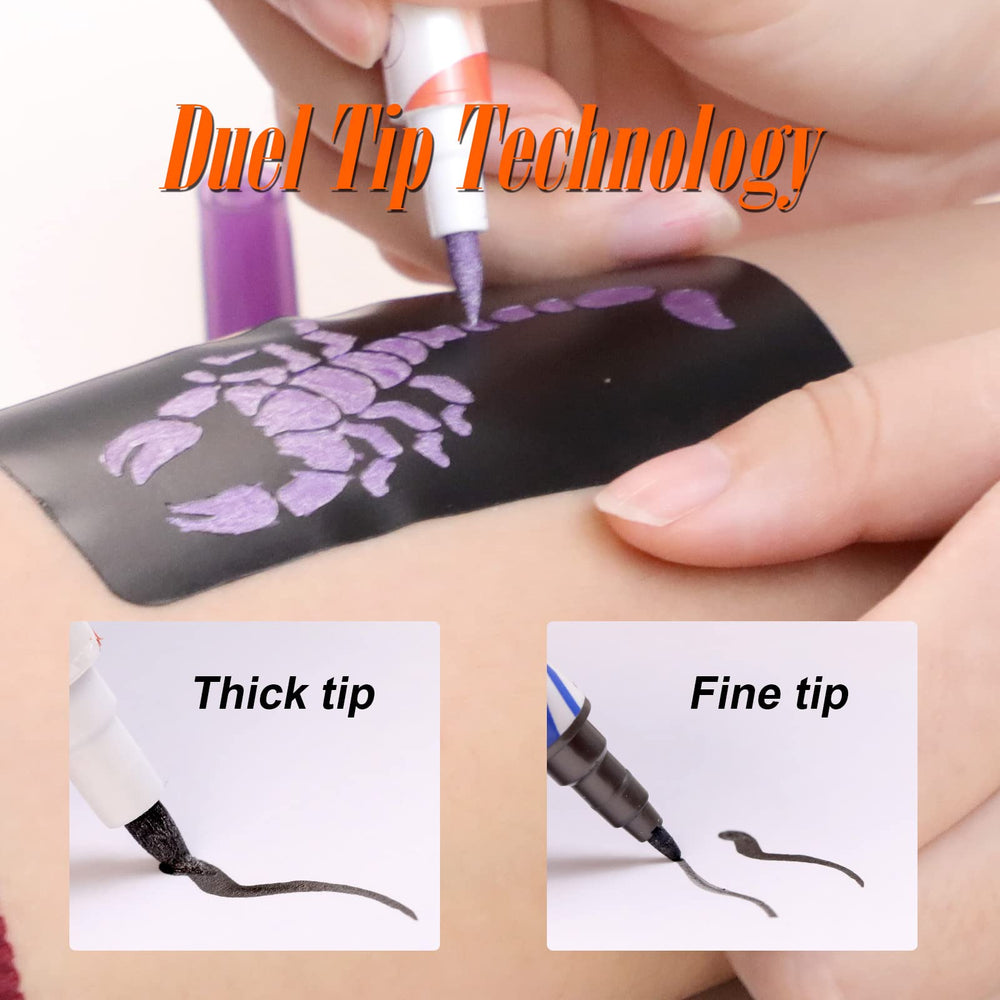 Tinta lavable con jabón para retirar tatuajes temporales hawink
