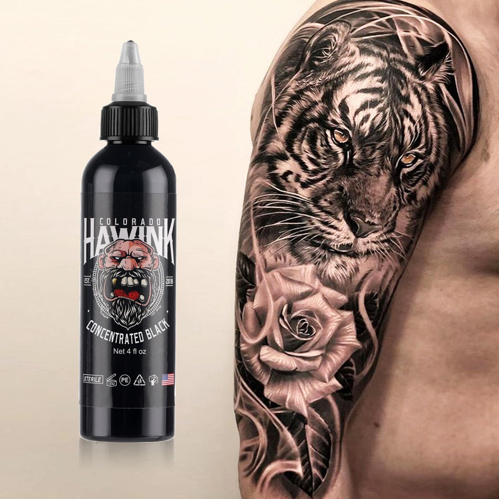 HAWINK tinta negra delineado y sombreado para resultados nítidos