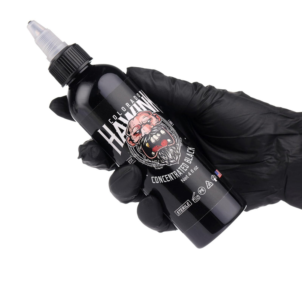 HAWINK tinta negra esterilizada por rayos gamma para seguridad
