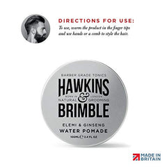 Hawkins & Brimble fijación media para peinados versátiles.