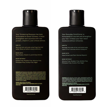 Aplicación diaria Hawthorne, cabello más manejable tras el lavado.