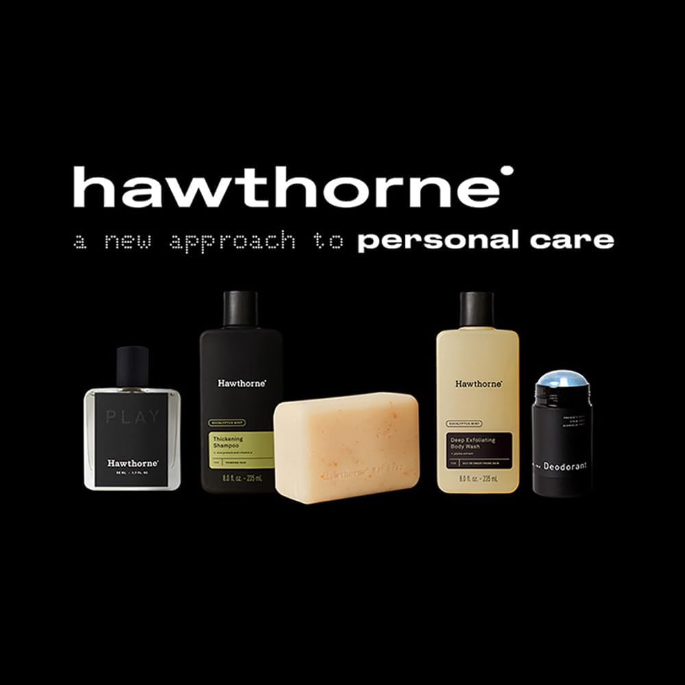 Hawthorne ingredients image features shea, macadamia, and coconut oils for moisture