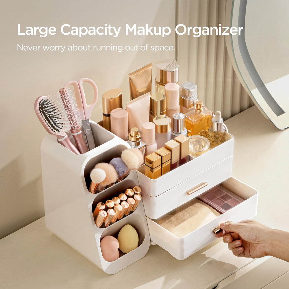 HBlife organizador con secciones separadas para brochas, paletas y frascos