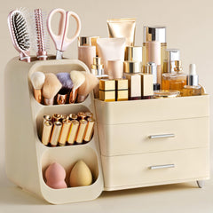 Organizador HBlife en tocador con gran capacidad para brochas.