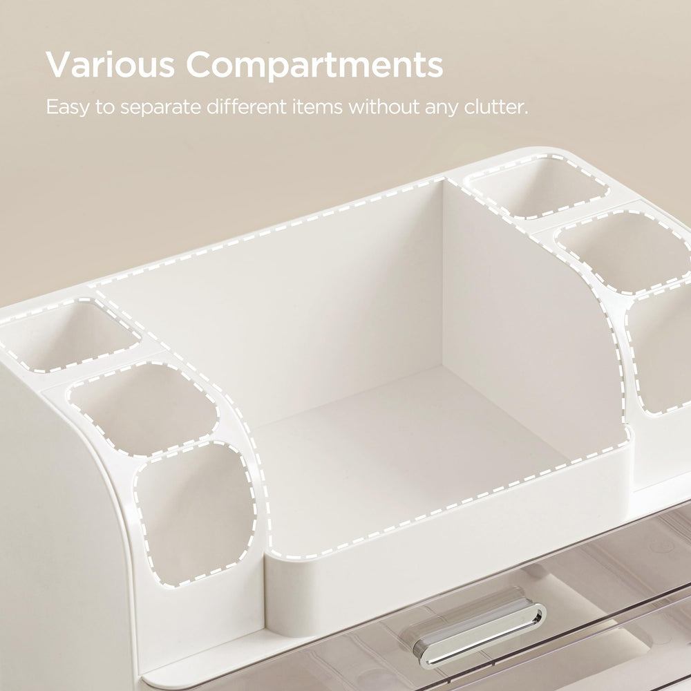 HBlife cajones frontales para paletas, brochas y labiales