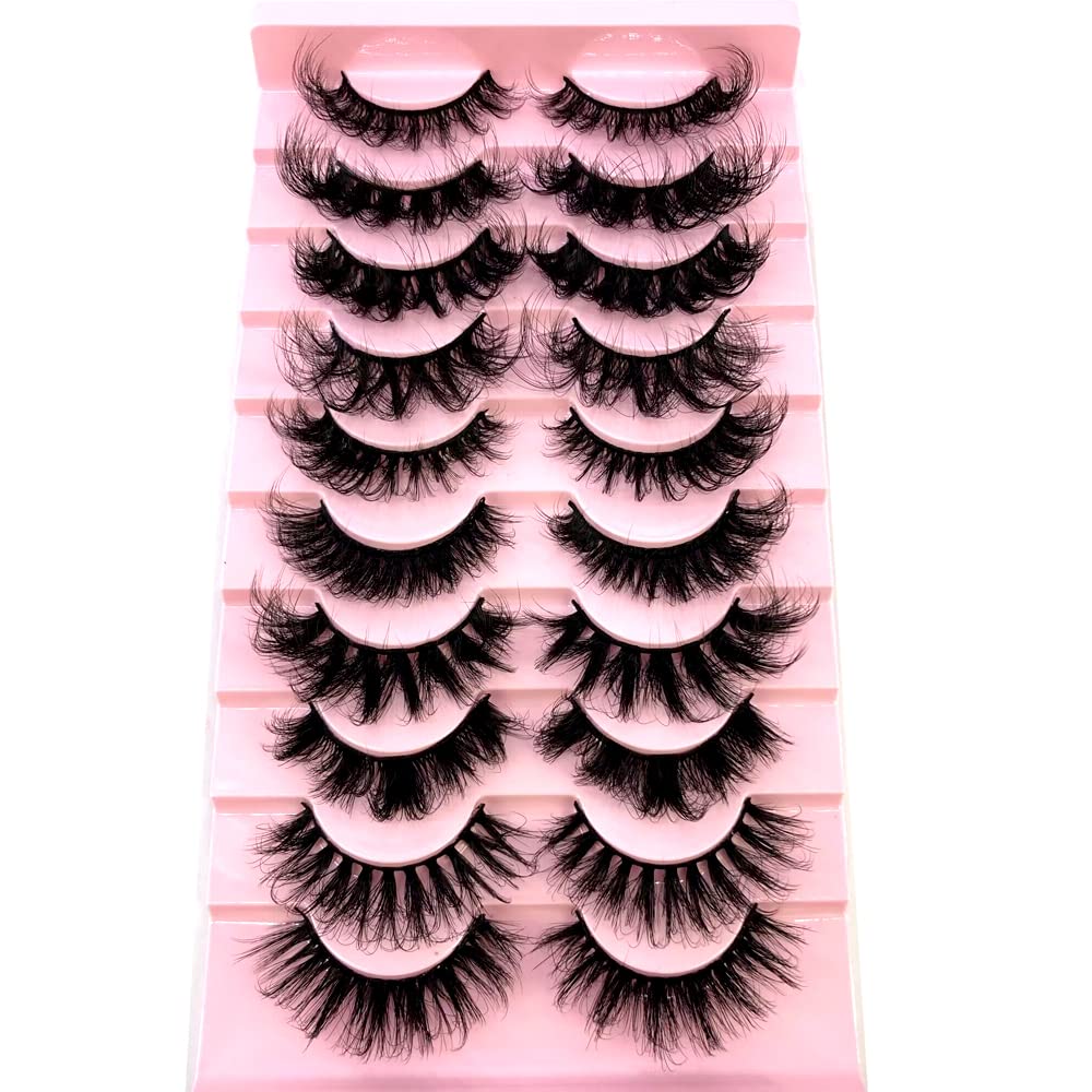 HBZGTLAD pestañas visón suave 3D para alargar la mirada con naturalidad.