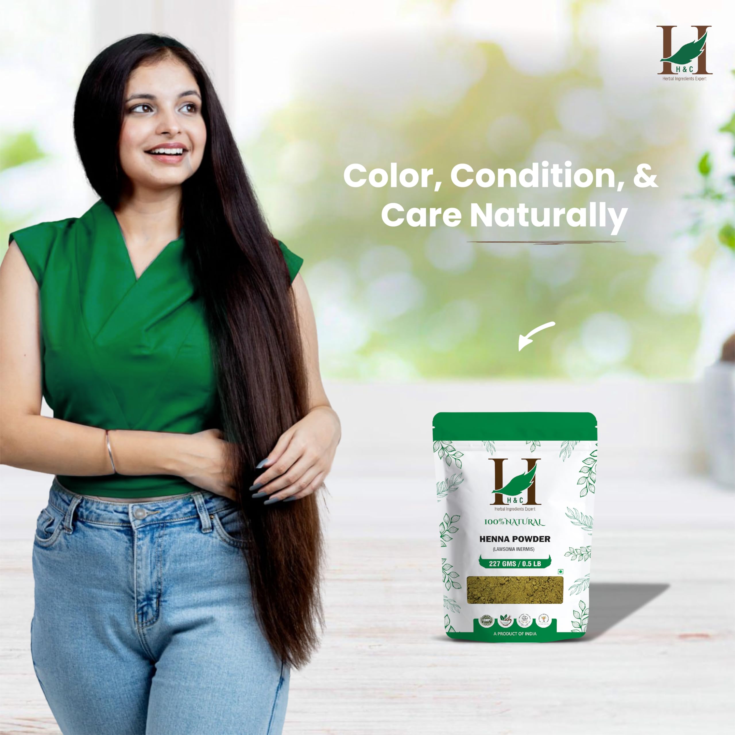 H&C Henna: color natural que condicona suavemente el cabello.