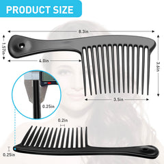 HDAJY peine con diseño ergonómico antideslizante para peinado diario cómodo