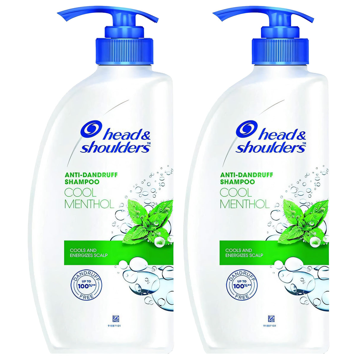 Head & Shoulders antipelliculaire menthol – bouteille-pompe 22oz, fraîcheur durable.