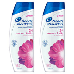Head & Shoulders champú y acondicionador 2 en 1 para cabello suave y sin caspa