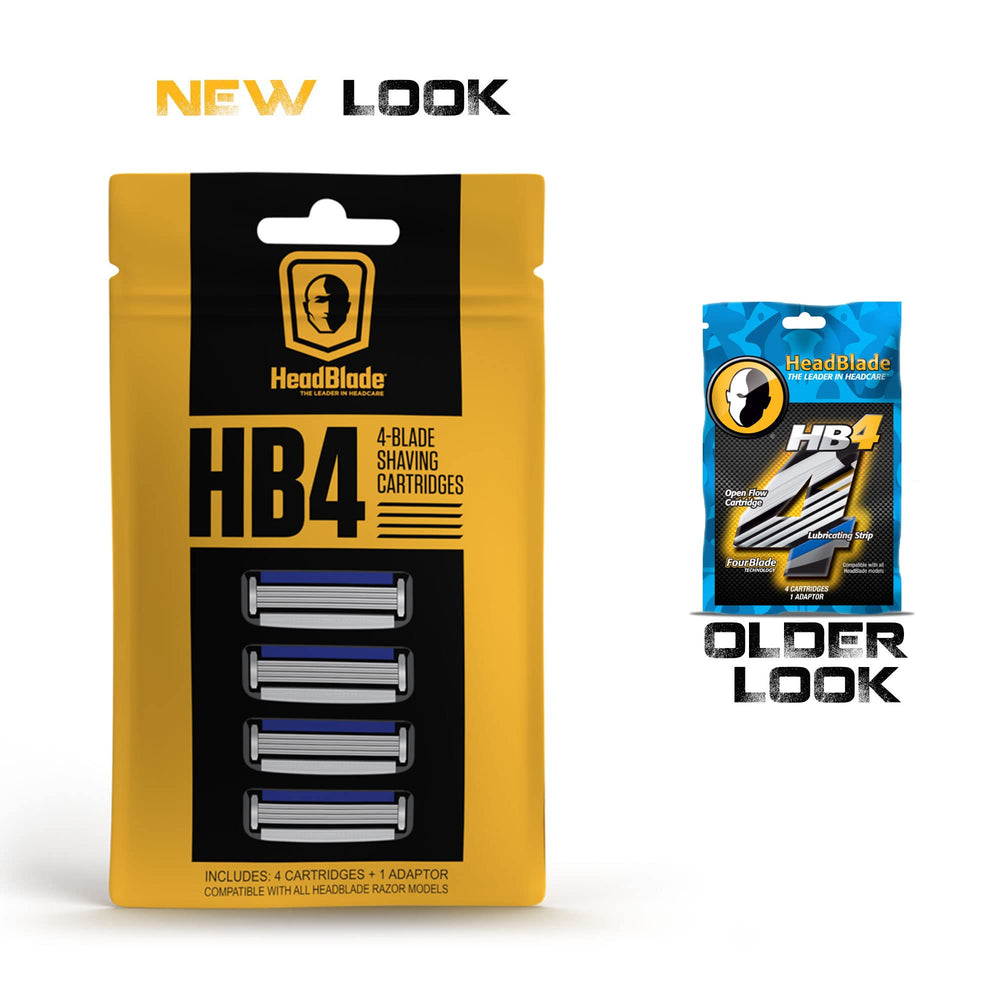 Instalación rápida de recargas HeadBlade HB4 para cambiar cuchillas sin complicaciones.