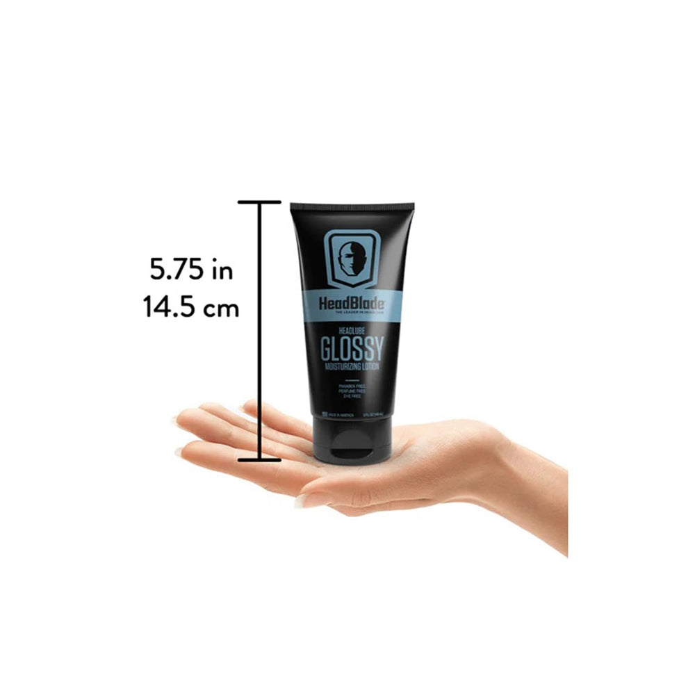 Envase sin perfume para pieles sensibles con HeadLube Glossy.