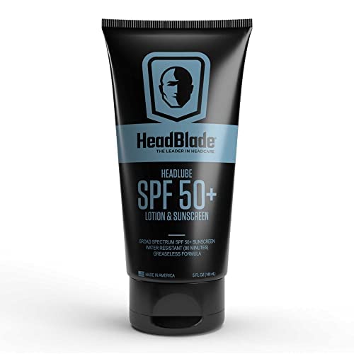 HeadBlade HeadLube SPF50: rápida absorción para piel limpia al instante.