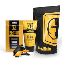 HeadBlade Moto rasuradora ergonómica para un afeitado cómodo y preciso alrededor de las orejas.