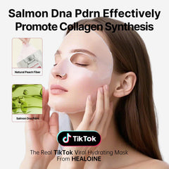 HEALOINE DNA PDRN, mascarilla de colágeno profundo para firmeza.