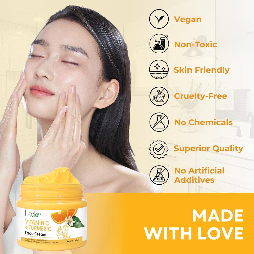 Healov crema cúrcuma piel sensible: fórmula suave para uso diario.