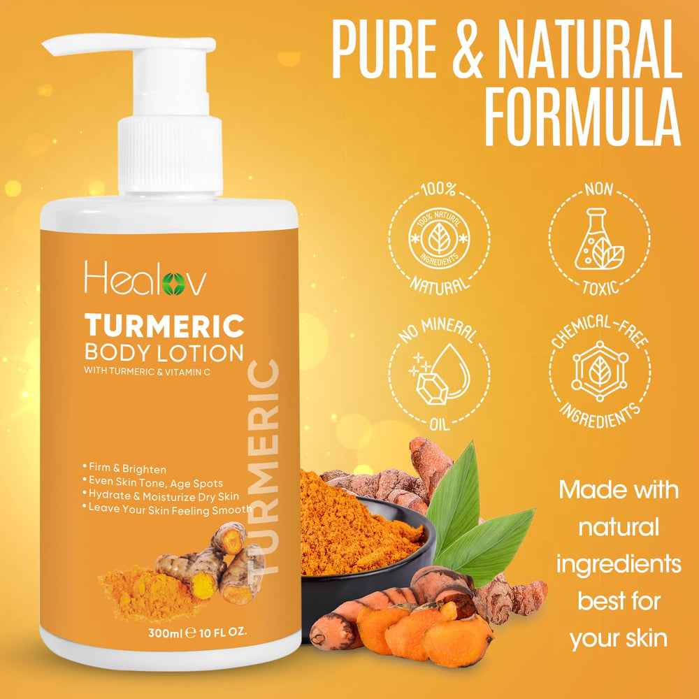 Healov loción cúrcuma claridad de manchas suave