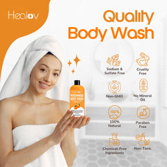 Healov Persimmon Ingredientes Naturales: persimmon para una piel suave y cuidada.