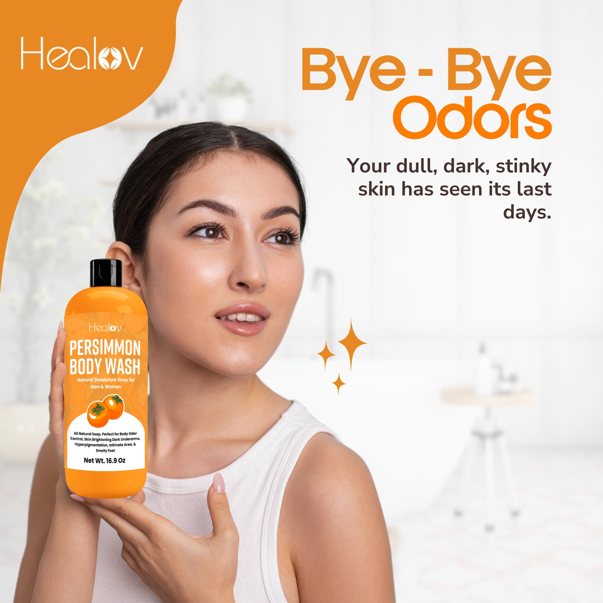 Healov Persimmon Uso Familiar: apto para niños y adultos con cuidado suave.