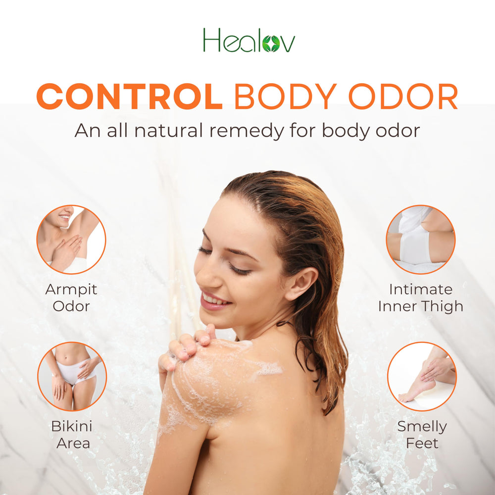Healov Persimón Jabón axilas desodorante para sensación fresca diaria.