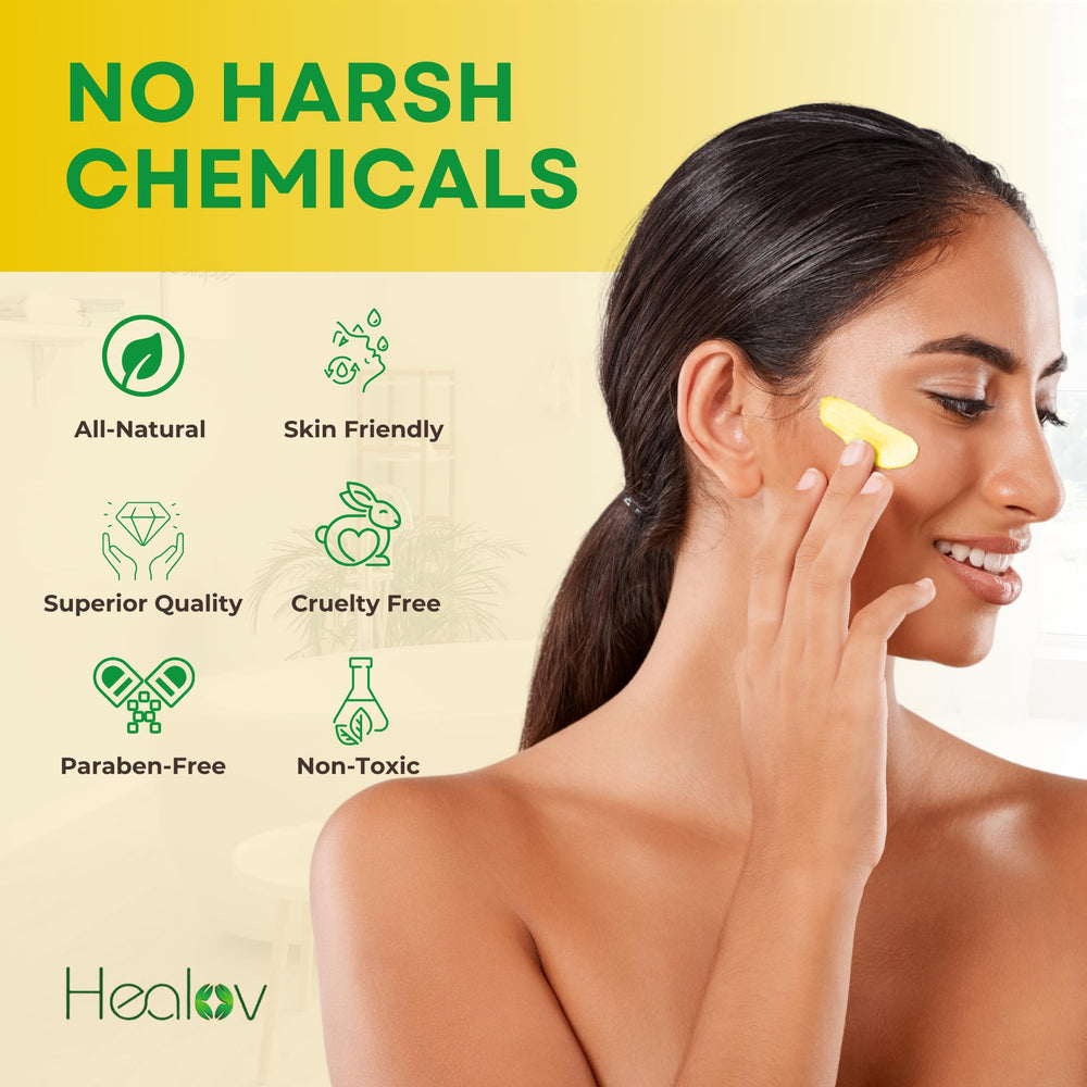 Healov Mascarilla de azufre, puntos de acné suavizados con uso constante.
