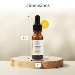 Health Priority Naturals Vitamina E sin fragancia para uso diario