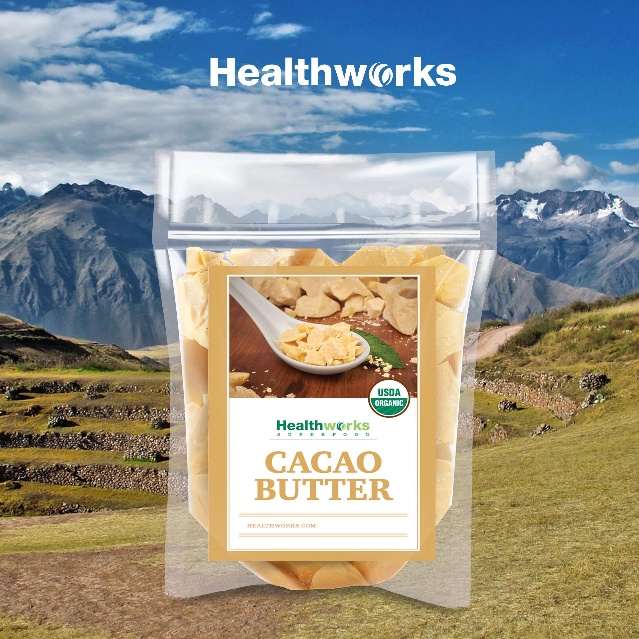 Healthworks manteca de cacao textura suave: perfecta para cocinar
