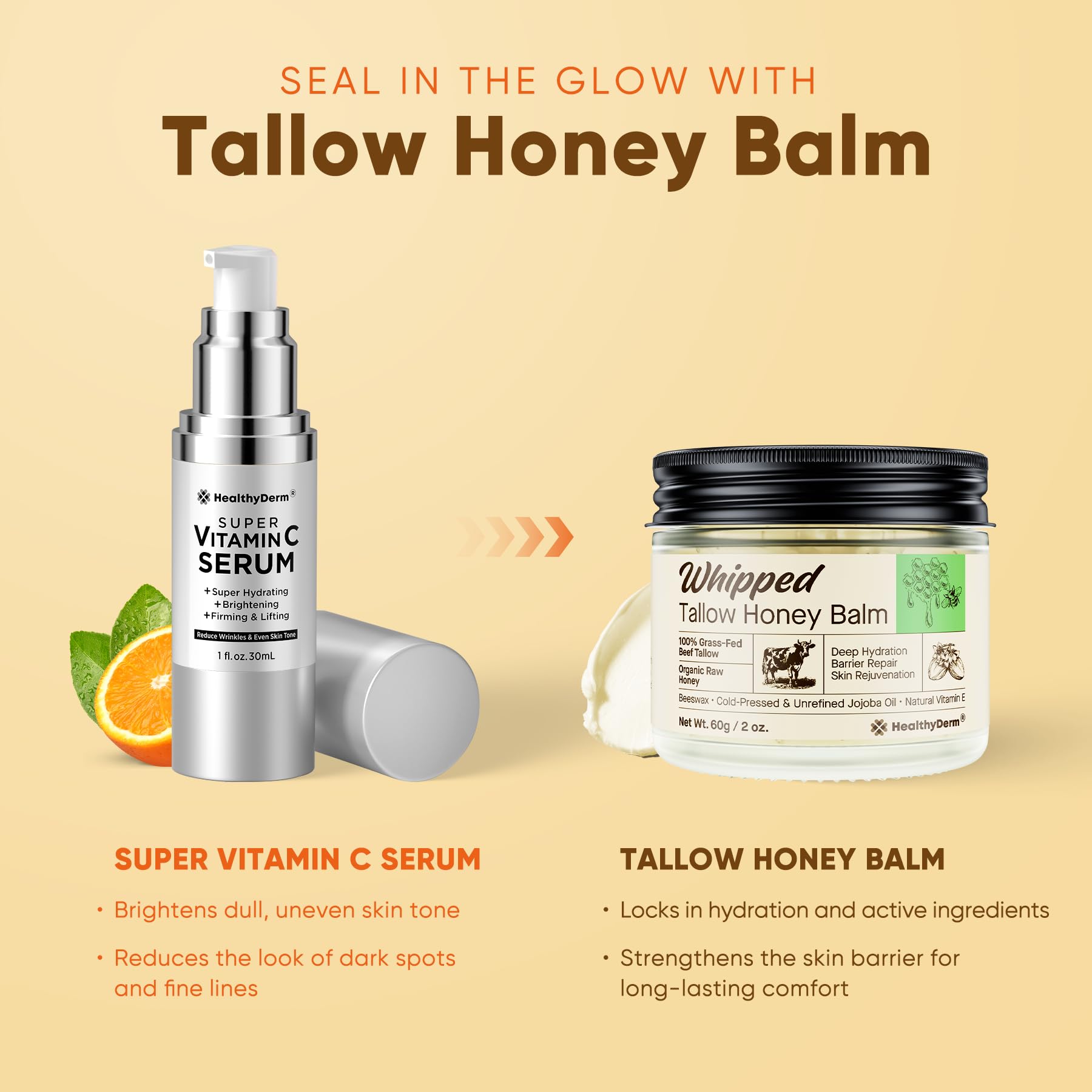 HealthyDerm bálsamo aplicación cara manos para uso diario