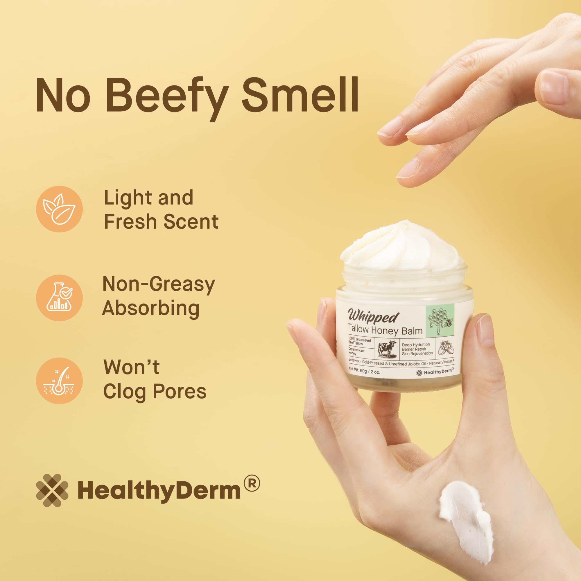 HealthyDerm bálsamo uso diario para piel rostro y cuerpo