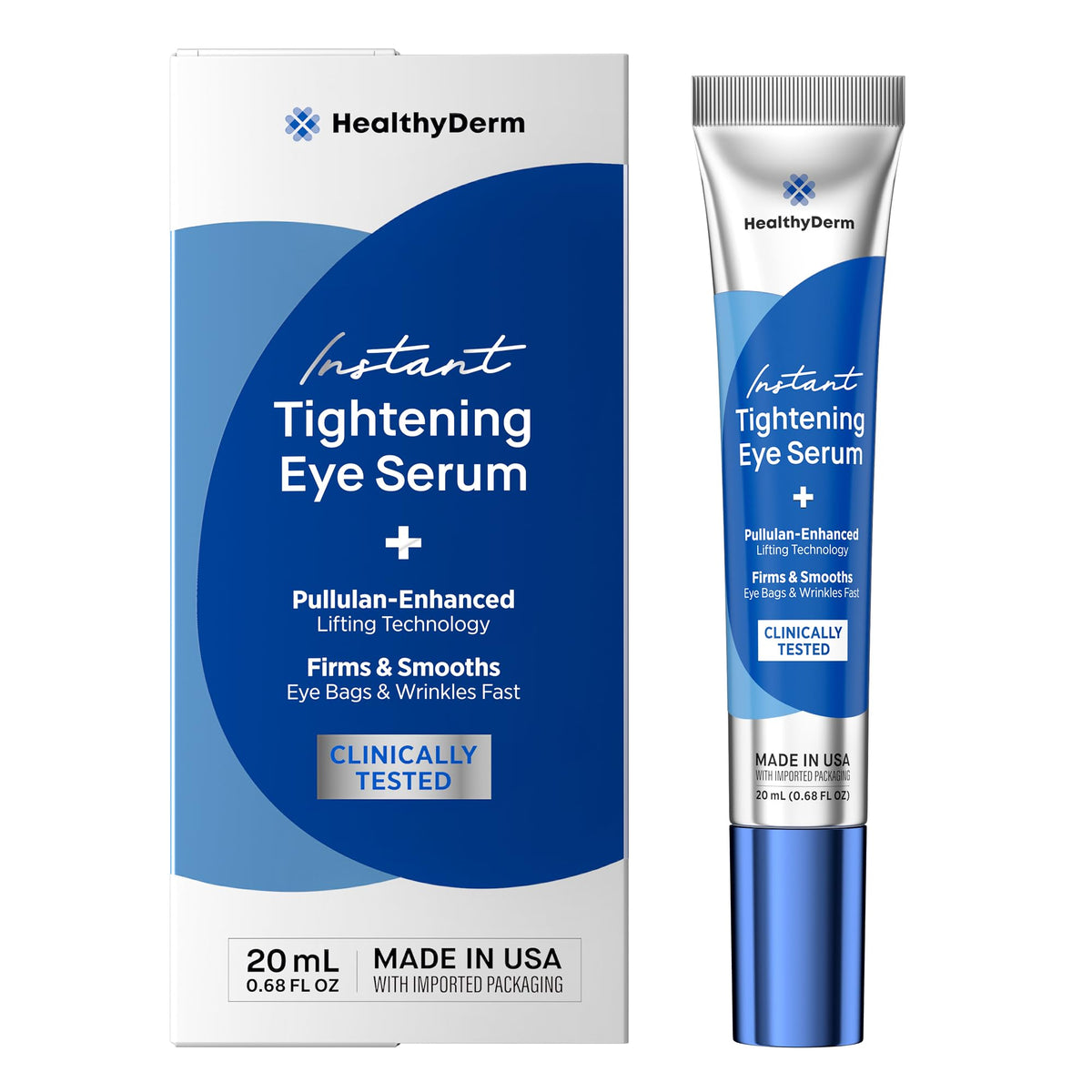 HealthyDerm levantamiento instantáneo para ojos reduce bolsas para una mirada más fresca