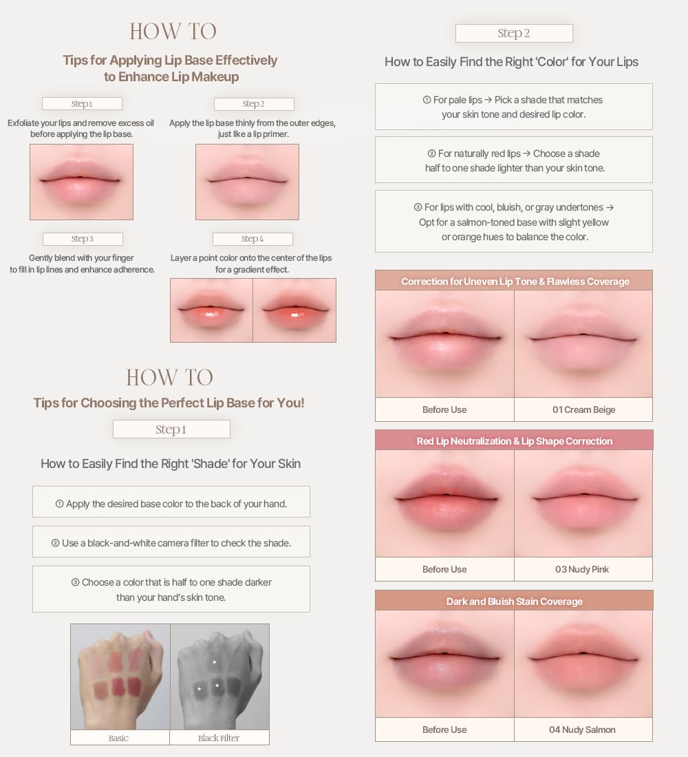 Heart Percent Dote On Mood All Cover Lip Base acabado brillante suave