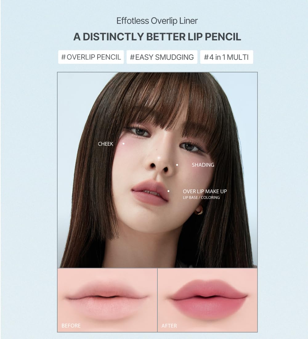 Heart Percent Dote On Mood Lip Pencil creamy pigment for seamless lips