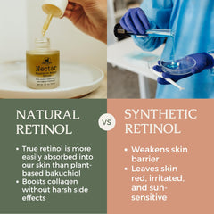 Mezcla de aceites fermentados en Nectar Serum con nutrientes esenciales