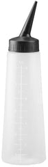 Heartit Tolco, botella aplicadora vacía con punta oblicua, ideal para dosificar productos con precisión.