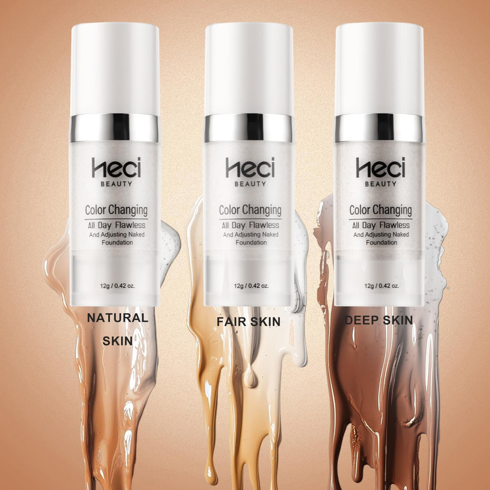Diseño práctico de empaque para viaje y uso diario de HECI BEAUTY