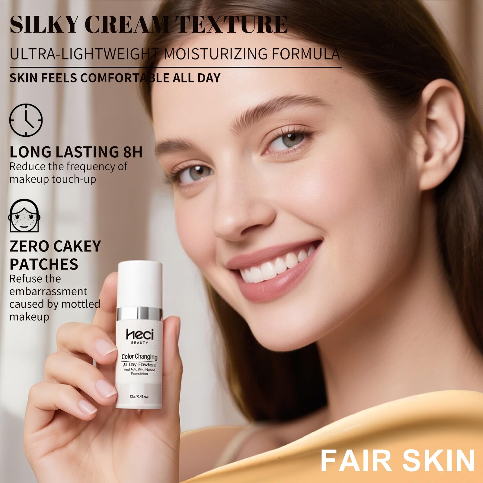 Hidratación con glicerina y protección UV suave en la piel con HECI BEAUTY