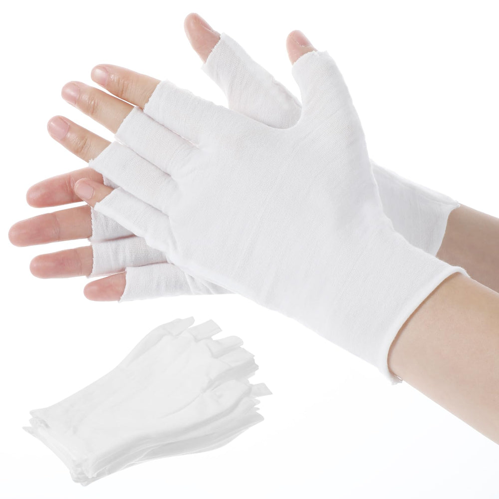 Guantes Heclia en paquete de ocho pares, ideal para uso prolongado.