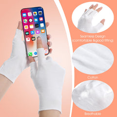Guantes Heclia de algodón, uso universal y tacto suave para teléfono y ordenador.