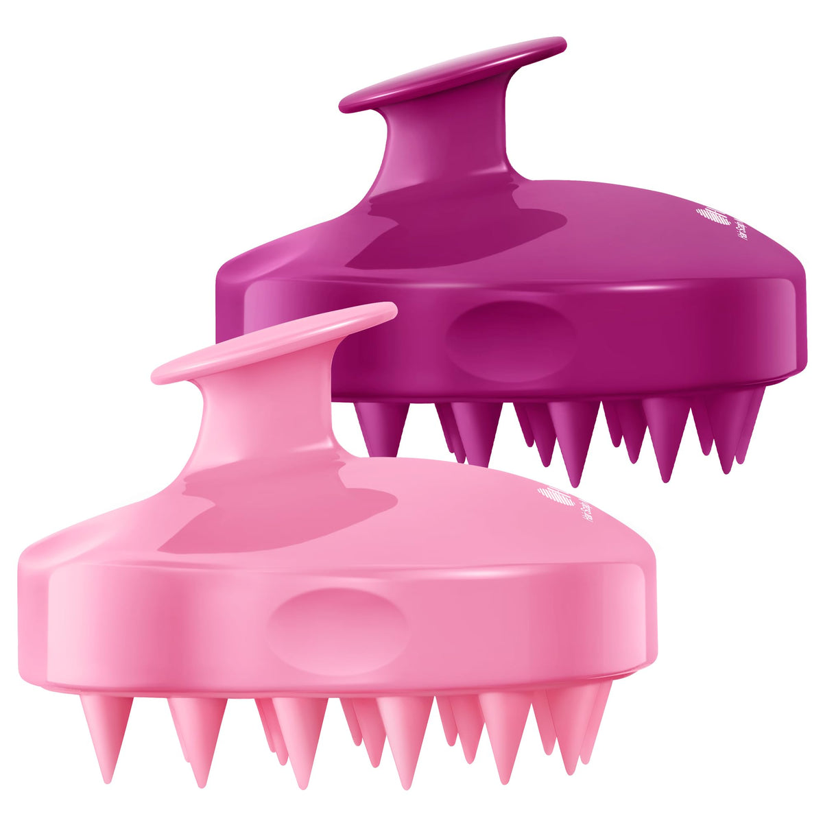 HEETA cepillo en forma ergonómica para cabello cómodo y control en la ducha.
