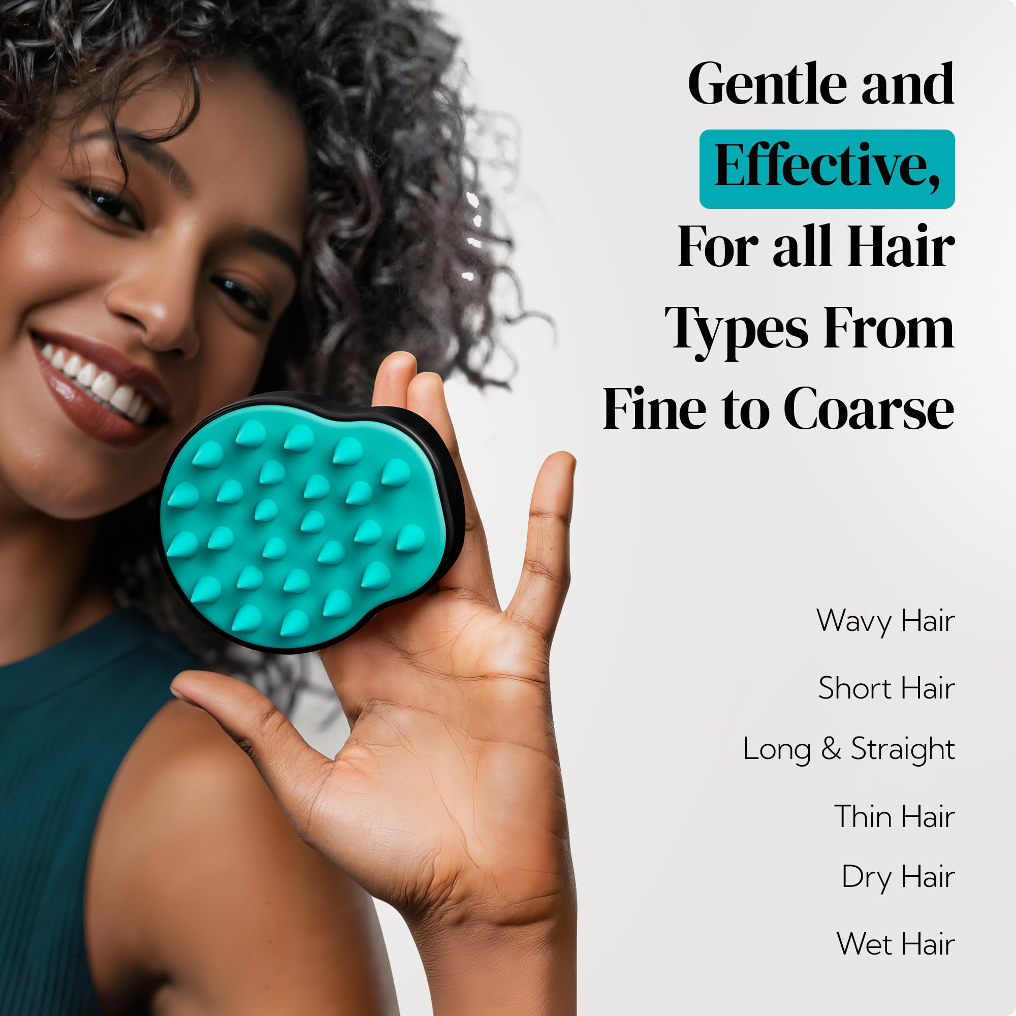 HEETA exfoliación suave del cuero cabelludo con efecto relajante en color púrpura