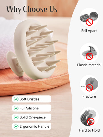 HEETA exfoliación suave para cuero cabelludo y eliminación de residuos.