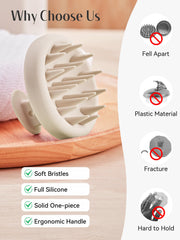 HEETA exfoliación suave para cuero cabelludo y eliminación de residuos.