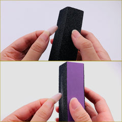 HeeYaa bloque pulidor ergonómico de 3 caras para manicura