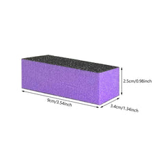 HeeYaa lima de uñas de 3 caras, grano 100/180 para limar con precisión