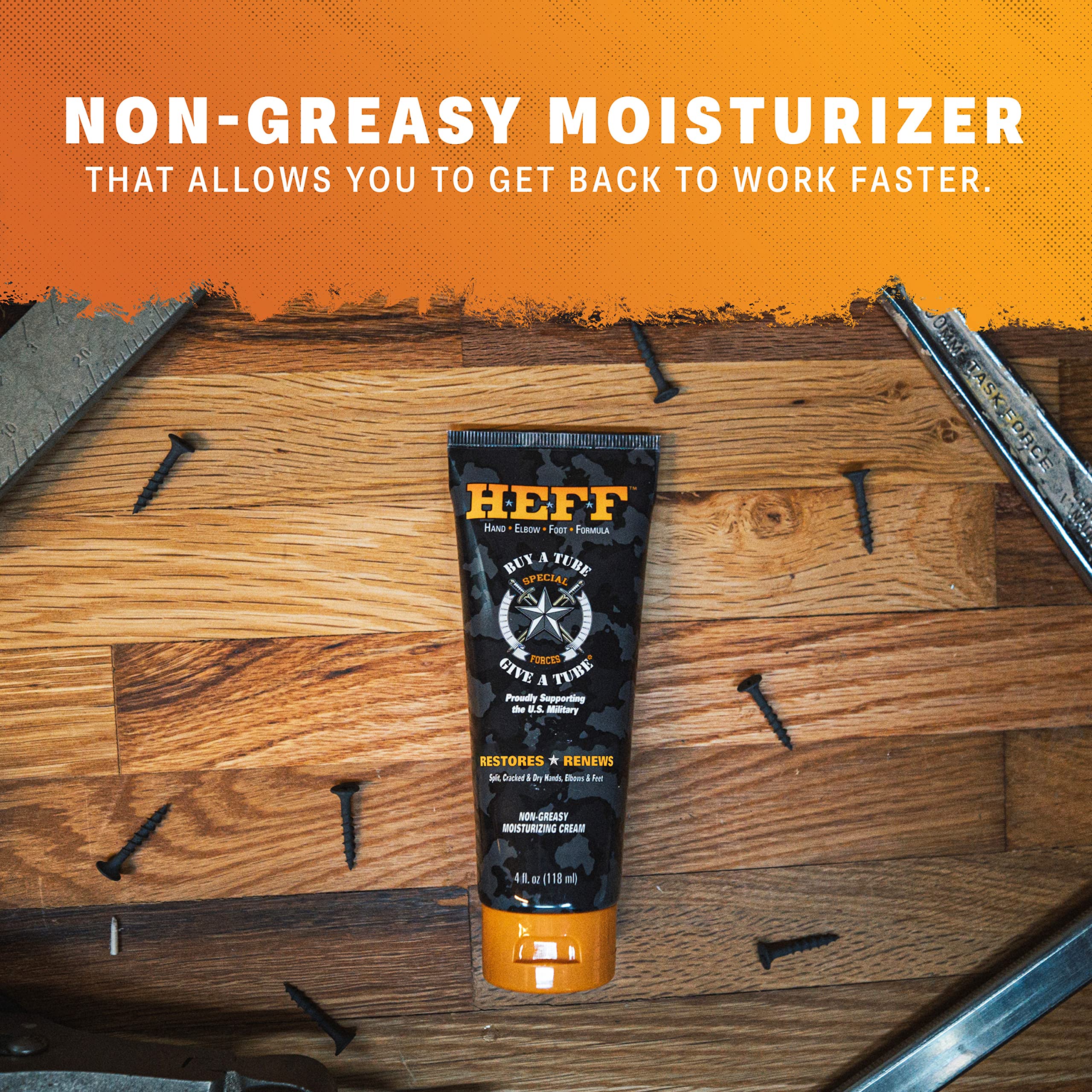 HEFF crema textura no grasa al aplicar, piel suave sin grasa.