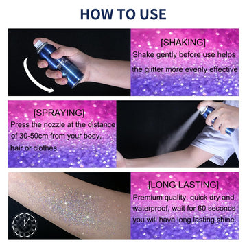 Hegafoo Brillo para eventos nocturnos con radiancia sin esfuerzo.