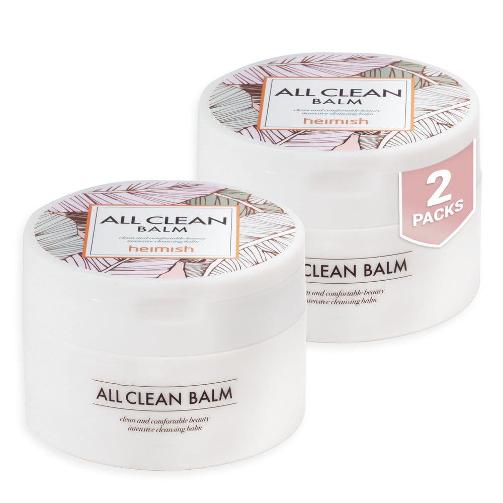 HEIMISH All Clean Balm, bote frontal: desmaquilla con suavidad y seguridad para la piel.