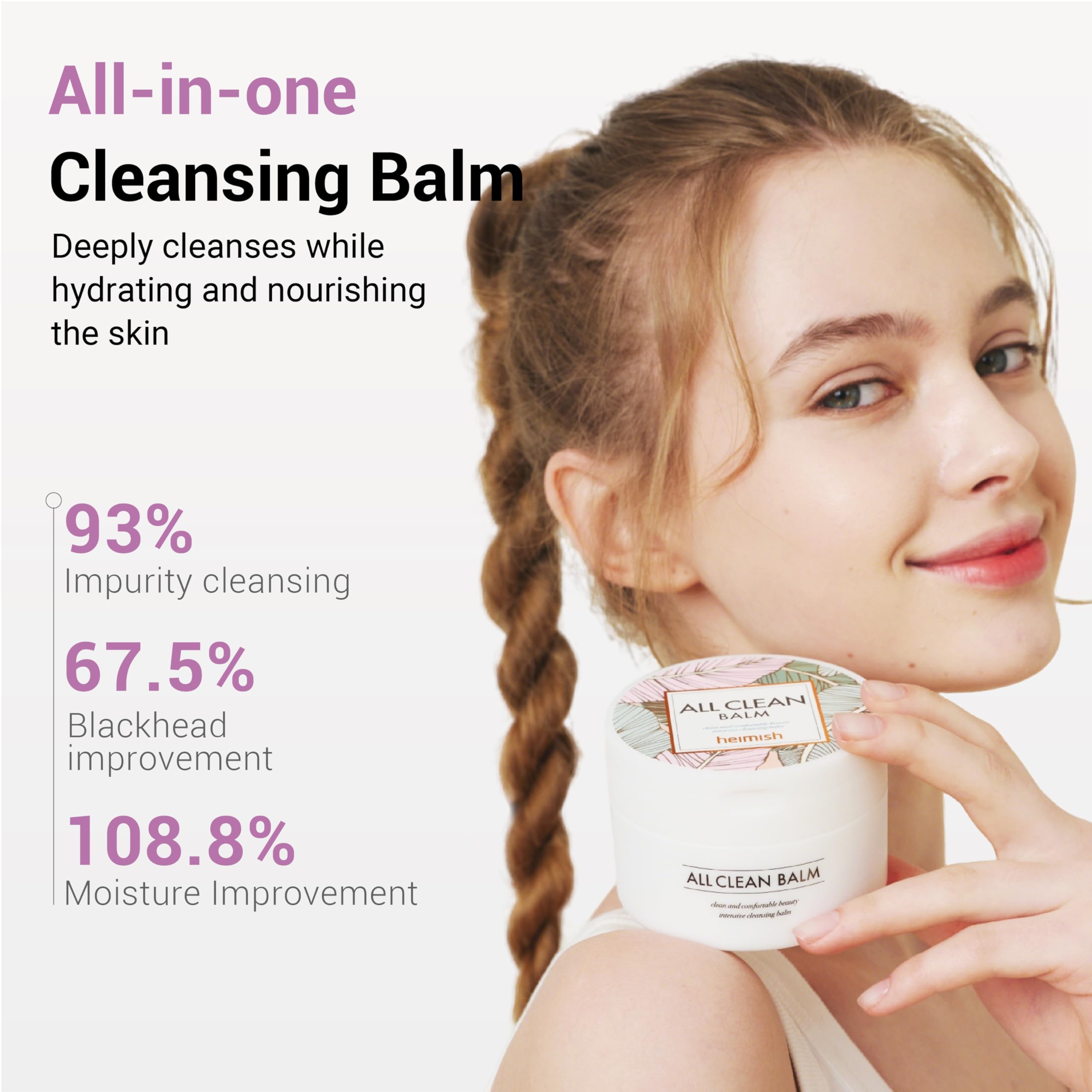 HEIMISH All Clean Balm desmaquilla ojos con efecto calmante.