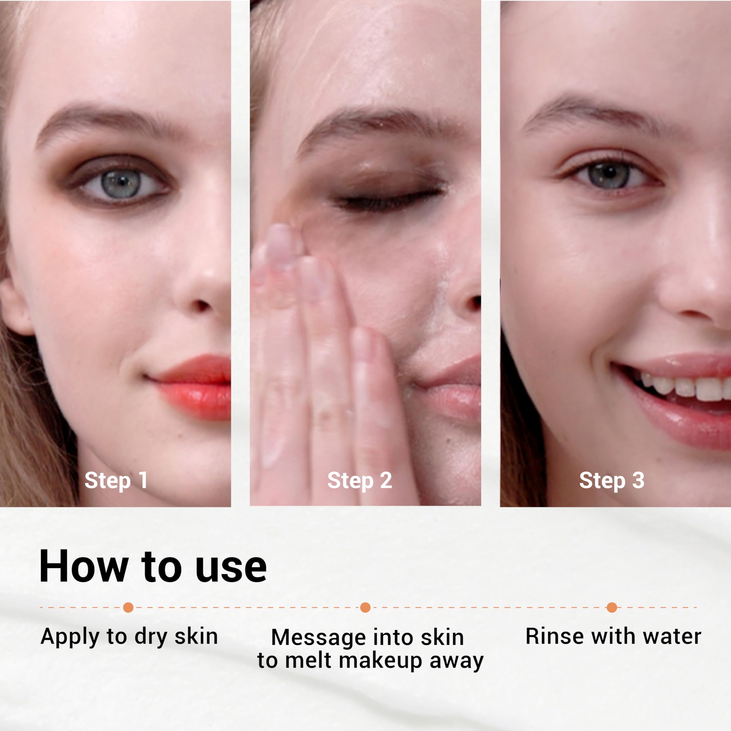 HEIMISH All Clean Balm Mandarin sirve como primer paso en limpieza en doble limpieza.